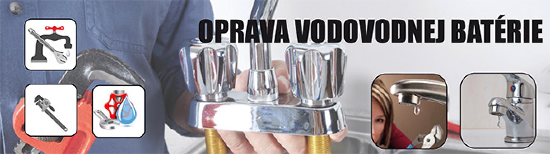 Oprava vodovodnej batérie